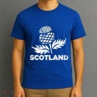 Retro Thistle Scottish Rugby Scotland Rugby Football Top Gift T-Shirt thumb 3