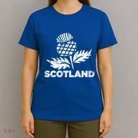 Retro Thistle Scottish Rugby Scotland Rugby Football Top Gift T-Shirt thumb 4
