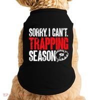 retro  Trapper sorry, i can't trapping season  Doggie Tank thumb 0