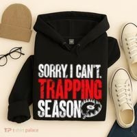 retro  Trapper sorry, i can't trapping season  Hoodie thumb 4