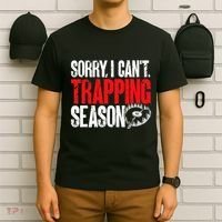 retro  Trapper sorry, i can't trapping season  T-Shirt thumb 6
