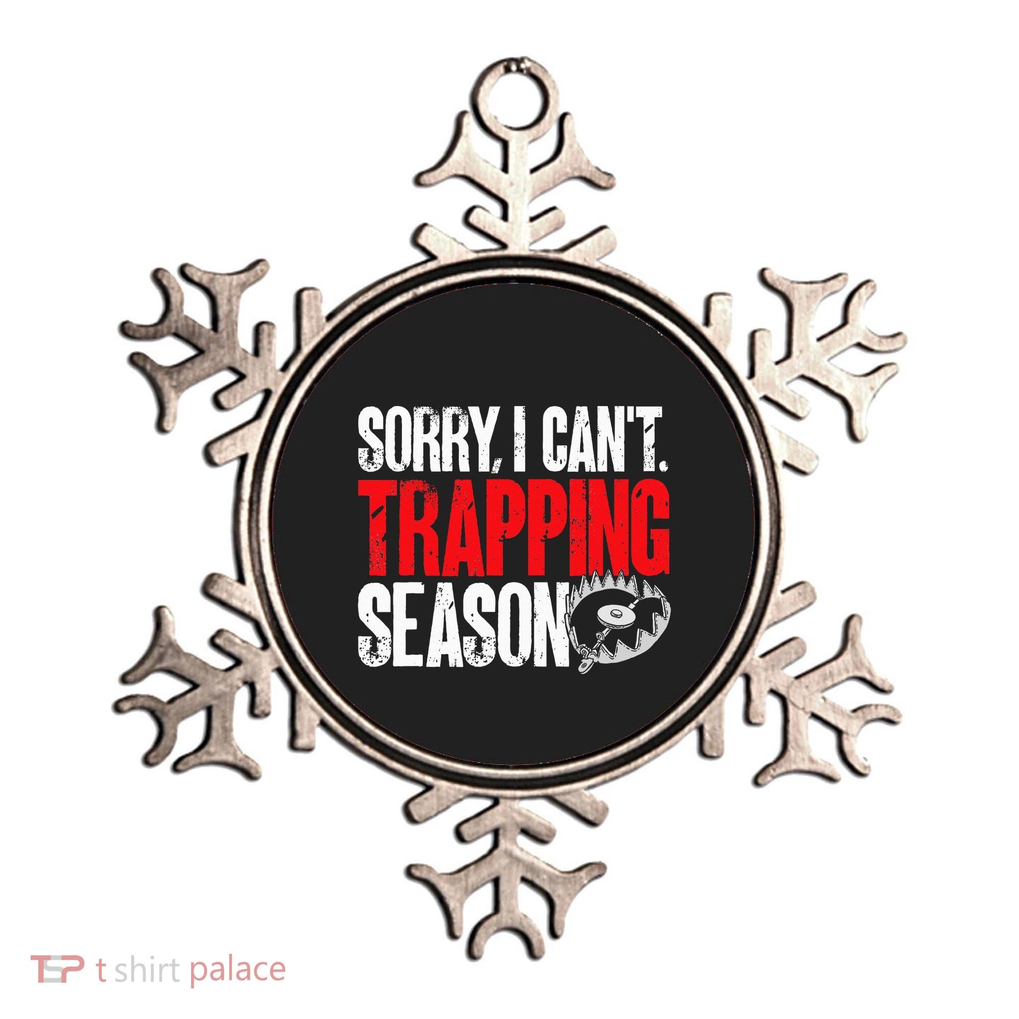 retro  Trapper sorry, i can't trapping season  Ornament