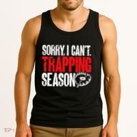 retro  Trapper sorry, i can't trapping season  Tank Top thumb 3