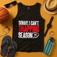 retro  Trapper sorry, i can't trapping season  Tank Top thumb 4