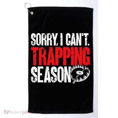 retro  Trapper sorry, i can't trapping season  Golf Towel