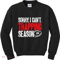 retro  Trapper sorry, i can't trapping season  Kids Sweatshirt thumb 0