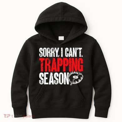 retro  Trapper sorry, i can't trapping season  Kids Hoodie