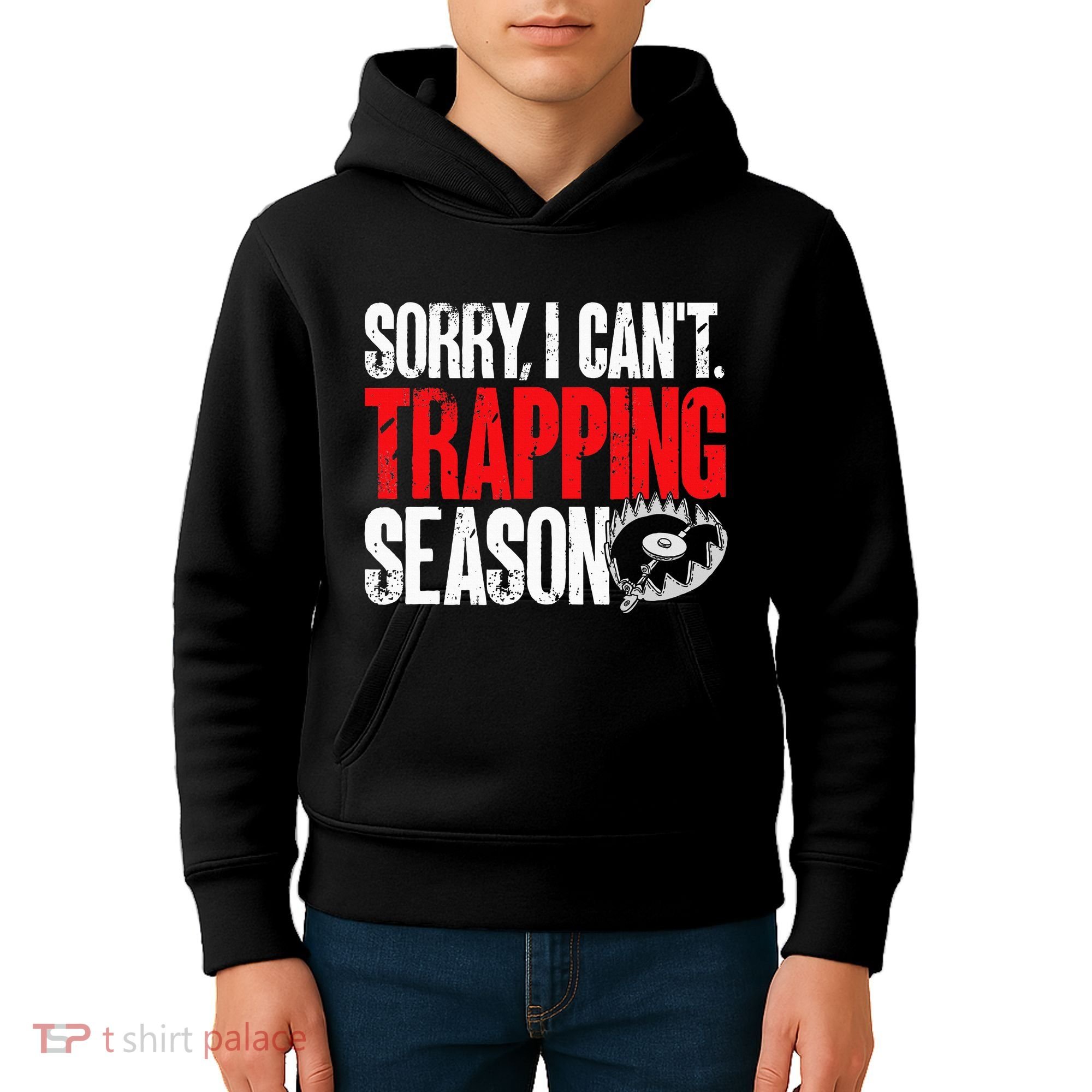 retro  Trapper sorry, i can't trapping season  Kids Hoodie
