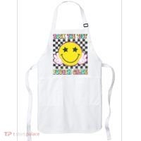 Rock The Staar Test Testing Day Smile Face Groovy Teacher  Apron thumb 0