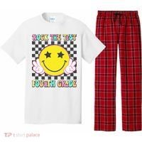 Rock The Staar Test Testing Day Smile Face Groovy Teacher  Pajama Set thumb 0