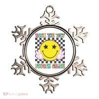 Rock The Staar Test Testing Day Smile Face Groovy Teacher  Ornament thumb 0