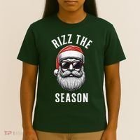 Rizz The Season Christmas Funny Santa T-Shirt thumb 4