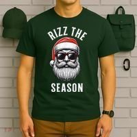 Rizz The Season Christmas Funny Santa T-Shirt thumb 6