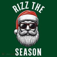 Rizz The Season Silly Christmas Funny Santa Mousepad thumb 1
