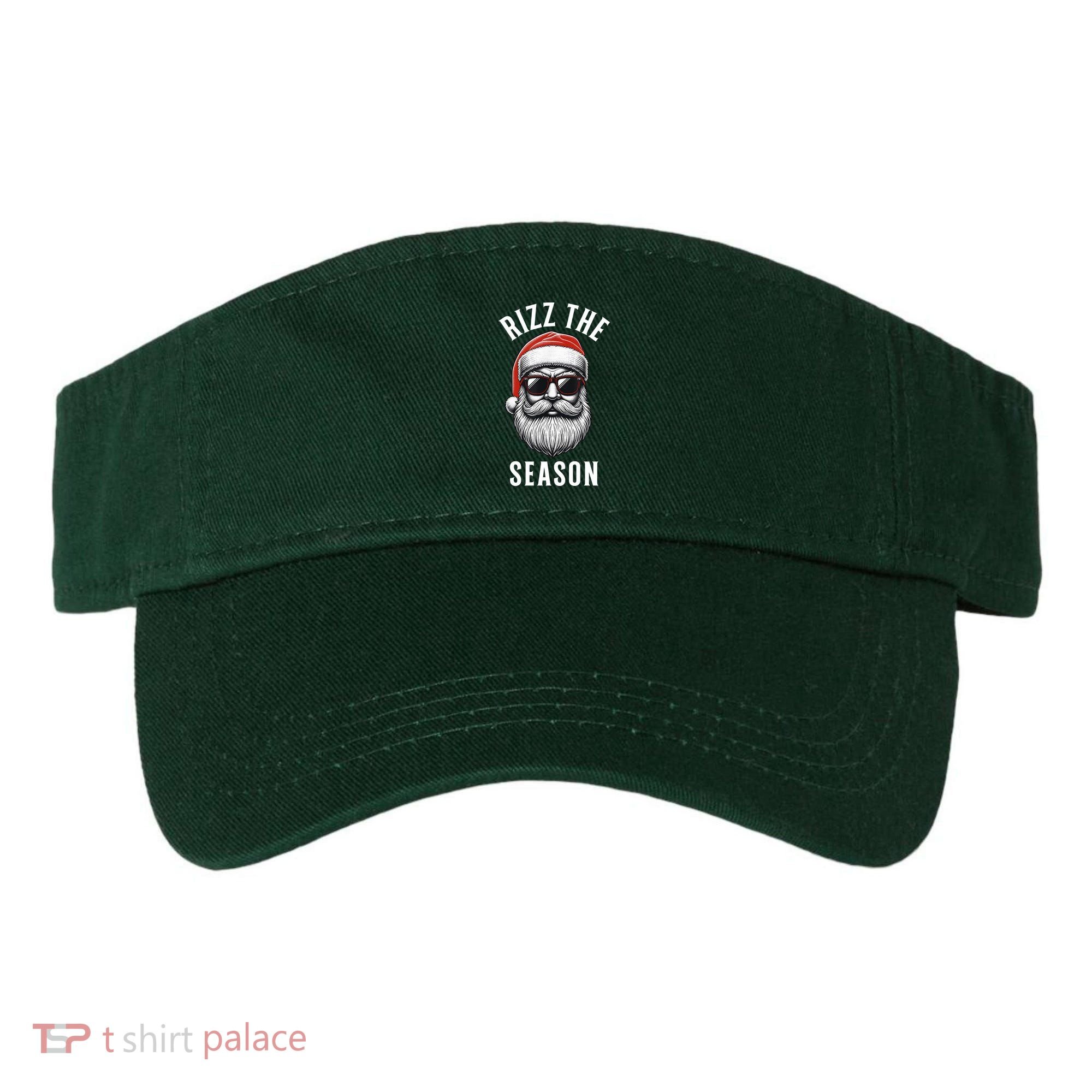 Rizz The Season Silly Christmas Funny Santa Visor