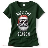 Rizz The Season Silly Christmas Funny Santa Women's T-Shirt thumb 0