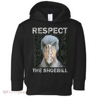 Respect The Shoebill African Bird Aztec Mayan Bird Lover Toddler Hoodie thumb 0