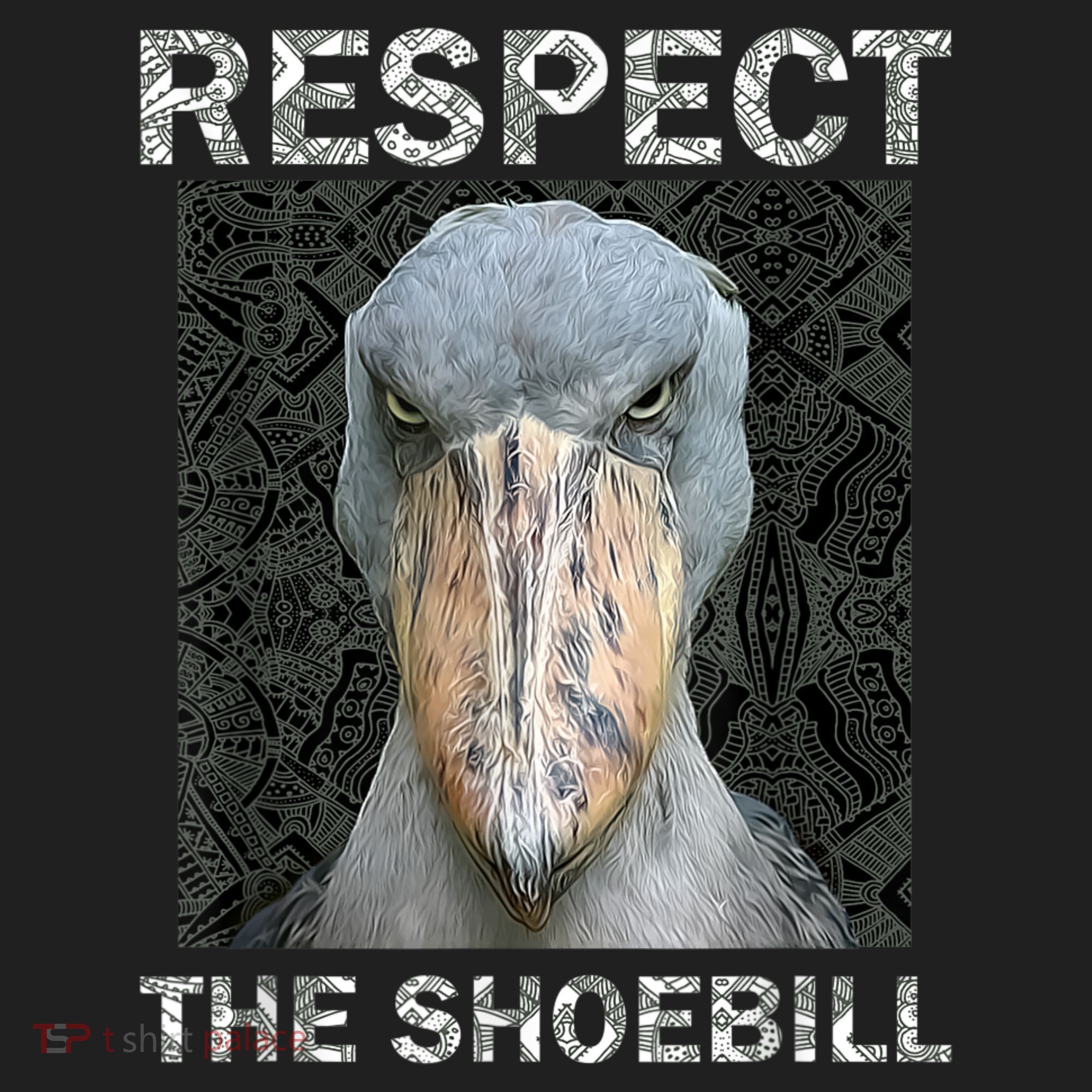Respect The Shoebill African Bird Aztec Mayan Bird Lover Golf Towel