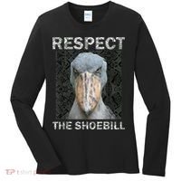 Respect The Shoebill African Bird Aztec Mayan Bird Lover Women's Long Sleeve Shirt thumb 0