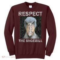 Respect The Shoebill African Bird Aztec Mayan Bird Lover Sweatshirt thumb 0