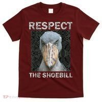 Respect The Shoebill African Bird Aztec Mayan Bird Lover T-Shirt thumb 0