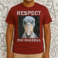 Respect The Shoebill African Bird Aztec Mayan Bird Lover T-Shirt thumb 3
