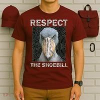 Respect The Shoebill African Bird Aztec Mayan Bird Lover T-Shirt thumb 6