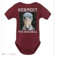 Respect The Shoebill African Bird Aztec Mayan Bird Lover Baby Bodysuit thumb 0