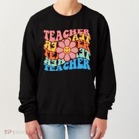 Retro Teacher Sunflower Women's Sweatshirt thumb 0