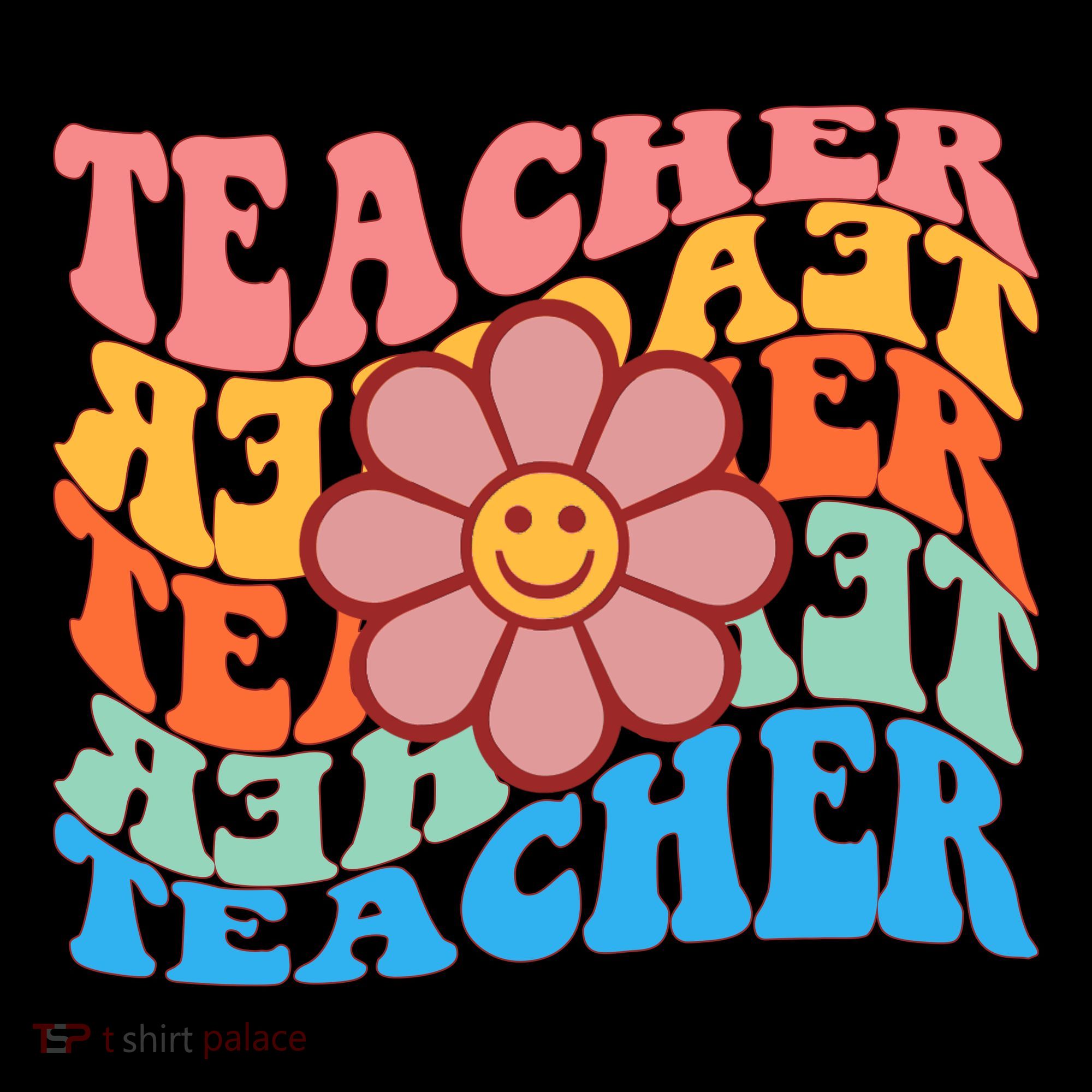 Retro Teacher Sunflower Coffee Mug