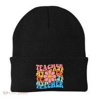 Retro Teacher Sunflower Beanie thumb 0