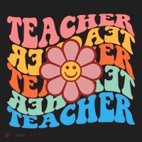 Retro Teacher Sunflower Beanie thumb 2