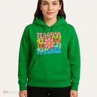Retro Teacher Sunflower Hoodie thumb 5