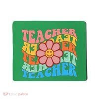 Retro Teacher Sunflower Mousepad thumb 0