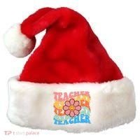 Retro Teacher Sunflower Santa Hat thumb 0