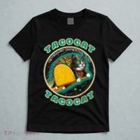 Retro Tacocat Spelled Backward Is Tacocat Funny Cat T-Shirt thumb 5