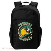 Retro Tacocat Spelled Backward Is Tacocat Funny Cat Backpack thumb 0