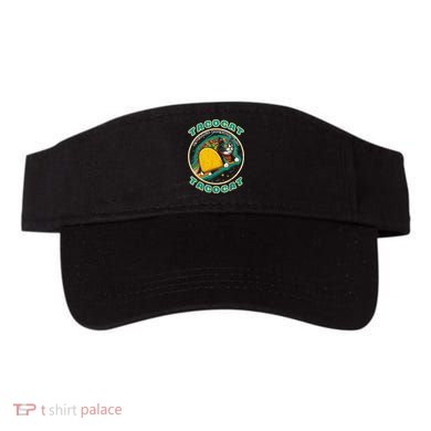 Retro Tacocat Spelled Backward Is Tacocat Funny Cat Visor