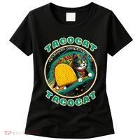 Retro Tacocat Spelled Backward Is Tacocat Funny Cat Women's T-Shirt thumb 0