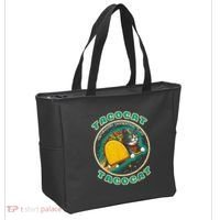 Retro Tacocat Spelled Backward Is Tacocat Funny Cat Tote Bag thumb 2