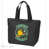 Retro Tacocat Spelled Backward Is Tacocat Funny Cat Tote Bag thumb 3