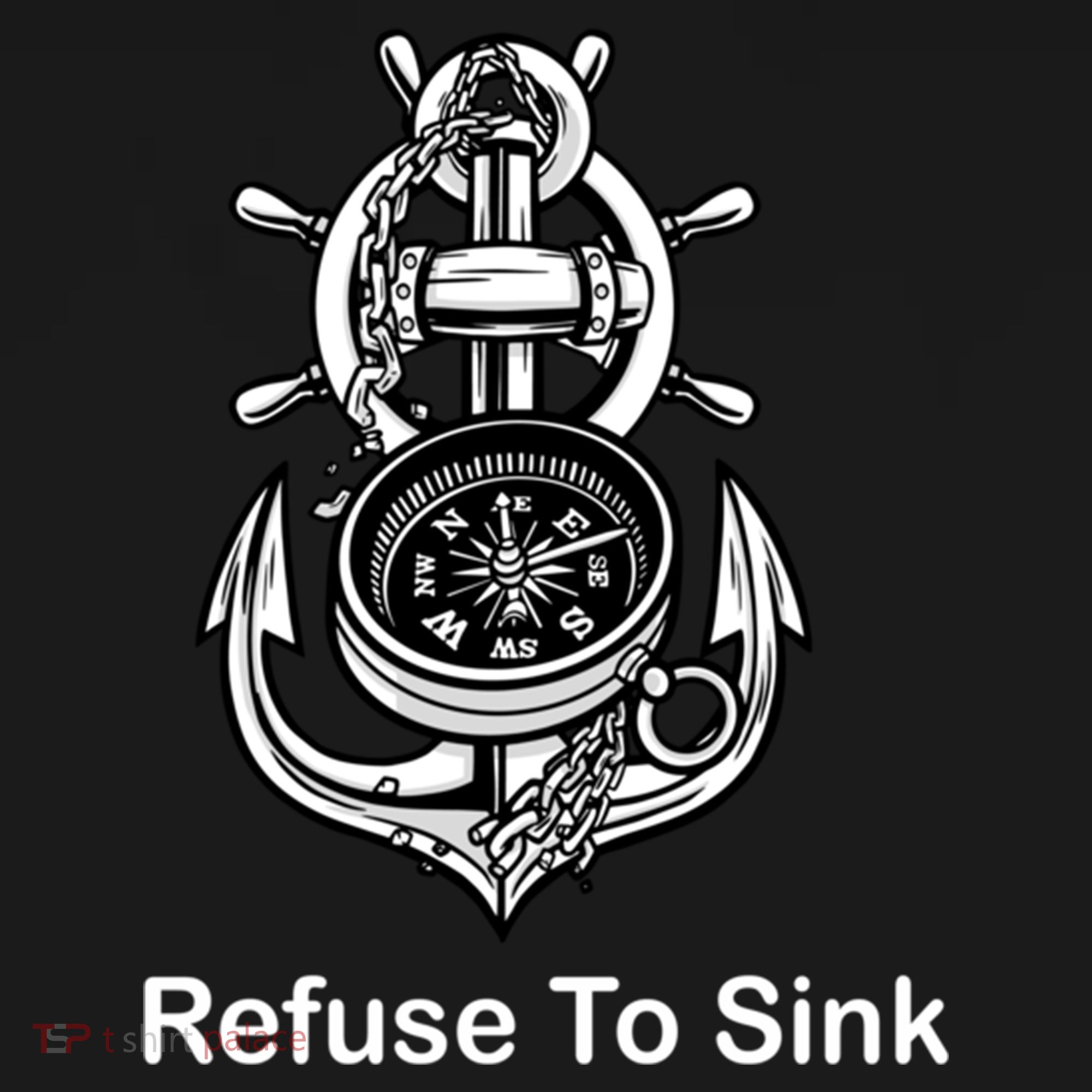 Refuse To Sink Anchor Unisex And With Sayings Gift Women's Hoodie