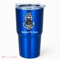 Refuse To Sink Anchor Unisex And With Sayings Gift Tumbler thumb 0