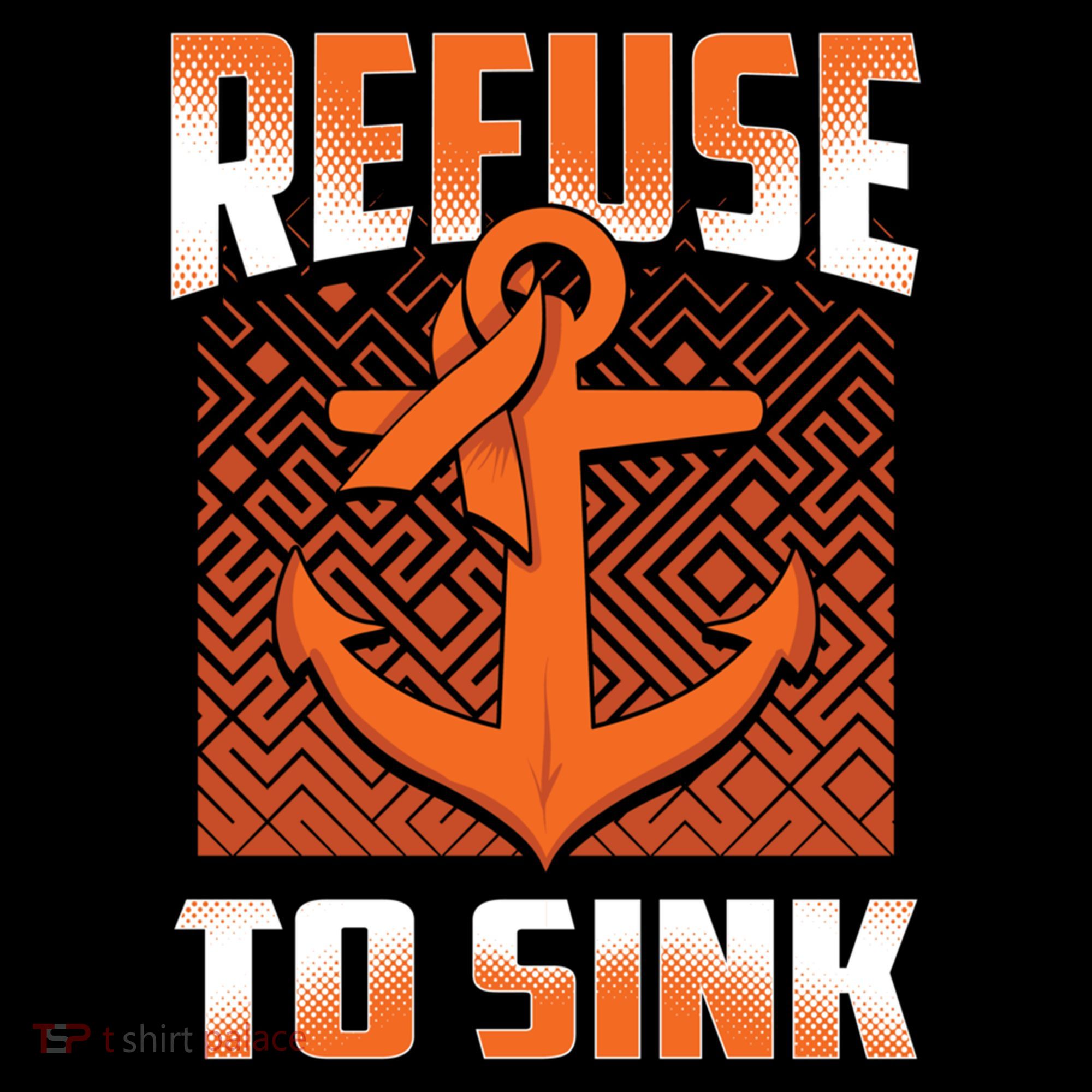 Refuse To Sink Leukemia Cancer Awareness Ribbon Funny Gift Coffee Mug