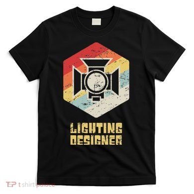 Retro Theater & Stage Lighting Ld Lighting Designer T-Shirt