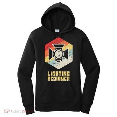 Retro Theater & Stage Lighting Ld Lighting Designer Women's Hoodie