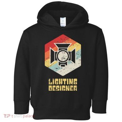 Retro Theater & Stage Lighting Ld Lighting Designer Toddler Hoodie