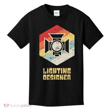 Retro Theater & Stage Lighting Ld Lighting Designer Kids T-Shirt