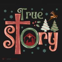 Retro True Story Jesus Christmas Nativity Scene Christian Gift Women's Hoodie thumb 2
