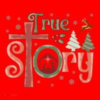 Retro True Story Jesus Christmas Nativity Scene Christian Gift Santa Hat thumb 1